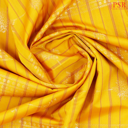 Yellow Soft Art Silk Saree