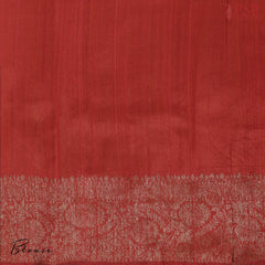 Mustard Yellow Banaras Jute Silk Saree