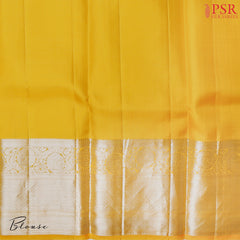 Yellow Kanchipuram Silk Saree