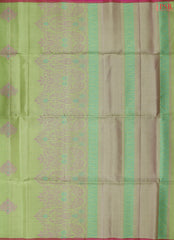 Pistachio Green Soft Silk Saree