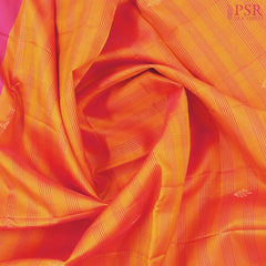 Crossandra Orange Soft Silk Mix Saree