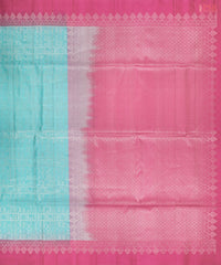 Turquoise Blue Soft Silk Saree
