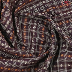 Brown Kalakshetra Kovai Cotton Saree