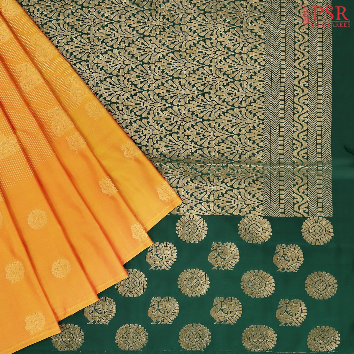 Mustard Yellow Soft Art Silk Saree