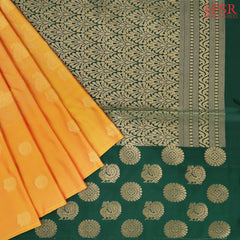 Mustard Yellow Soft Art Silk Saree