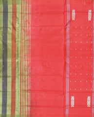 Moss Green Vazhainaar Silk Saree