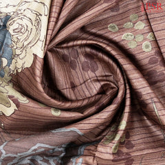 Brown Kadhi Tussar Silk Saree