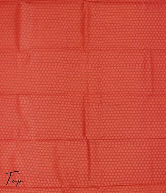 Red Semi Pashmina Dress Material