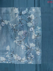 Aegean Blue Green Silk Saree