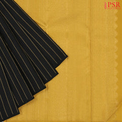 Black Kanchipuram Silk Saree