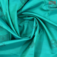 Dark Turquoise Soft Silk Saree