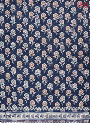 Midnight Blue Rayon Dress Material