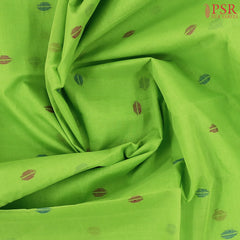 Parrot Green Bengal Cotton Saree