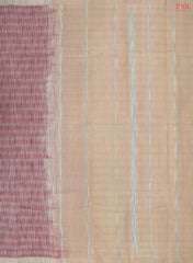 Shaded Maroon Kanchi Cotton Saree