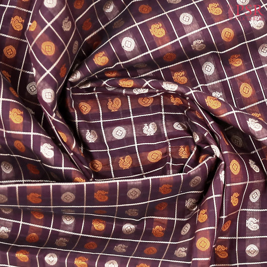 Brown Kalakshetra Kovai Cotton Saree