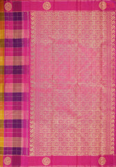 Multicolor Kanchipuram Silk Saree