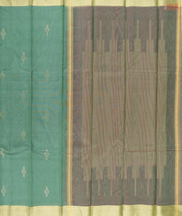 Viridian Green Silk Cotton Saree