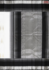 White Kanchipuram Silk Saree