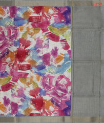 Multicolor Semi Dupion Saree