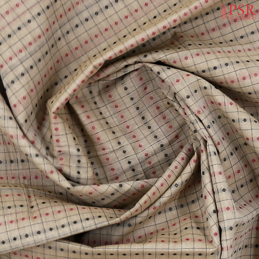 Beige Kalakshetra Kovai Cotton Saree