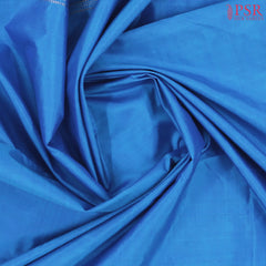 Azure Blue Nine Yards Half Fine Silk Saree