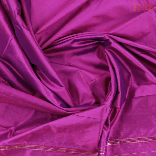 Magenta Purple Arani Silk Saree