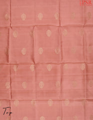 Coral Peach Silk Dress Material