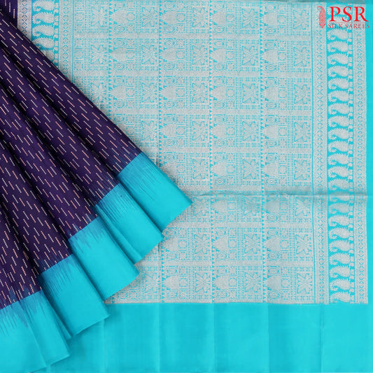 Indigo Soft Silk Saree