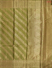 Dark Pear Banaras Tussar Silk Saree