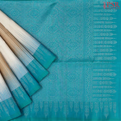 Beige & Tan Soft Silk Saree