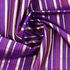 Dark Violet Kanchipuram Silk Saree