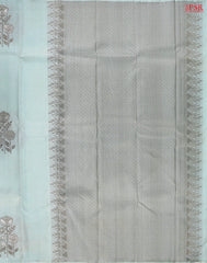 Powder Blue Kanchipuram Silk Saree