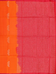 Orange Soft Silk Mix Saree