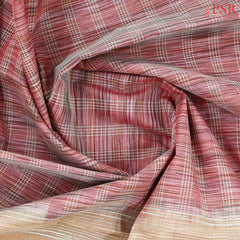 Shaded Maroon Kanchi Cotton Saree