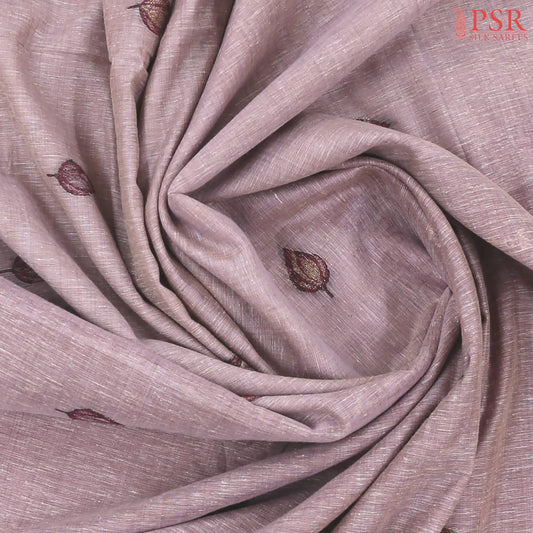 Mauve Purple Ghicha Cotton Saree