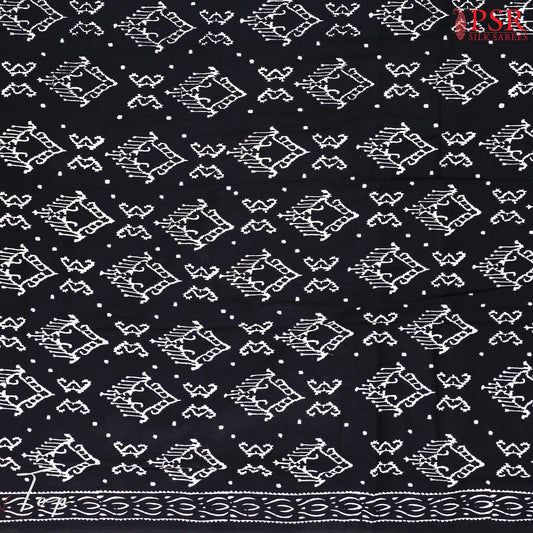 Black Cotton Dress Material