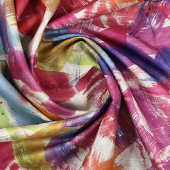 Multicolor Semi Dupion Saree