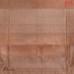 Brown Kadhi Tussar Silk Saree