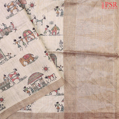 Chanderi Print - Blue Turquoise