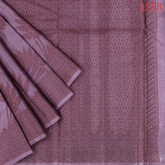 Viola Purple Banaras Tussar Silk Saree