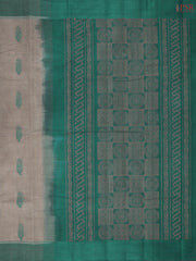 Dark Grey Kanchi Cotton Saree