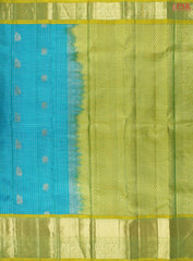 Chintamani Blue Kanchipuram Silk Saree