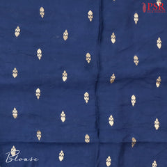 Indigo Blue Modal Silk Saree