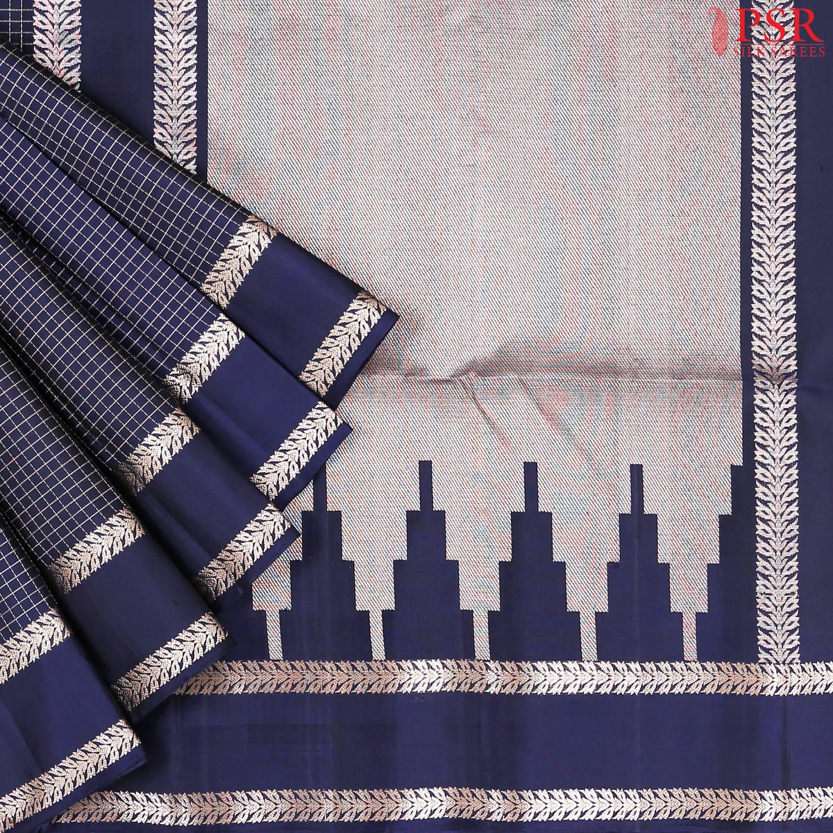 Dark Blue Soft Silk Saree