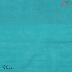 Cyan Blue Kanchi Cotton Saree