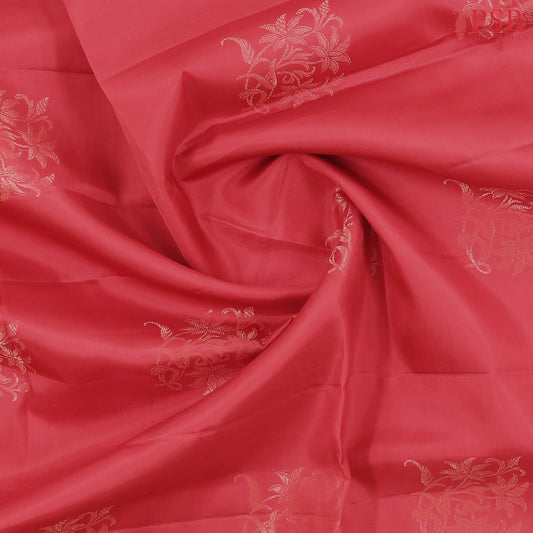 Raspberry Red Soft Silk Mix Saree