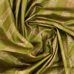Dark Pear Banaras Tussar Silk Saree