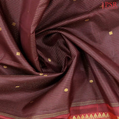 Brown Kanchipuram Silk Saree