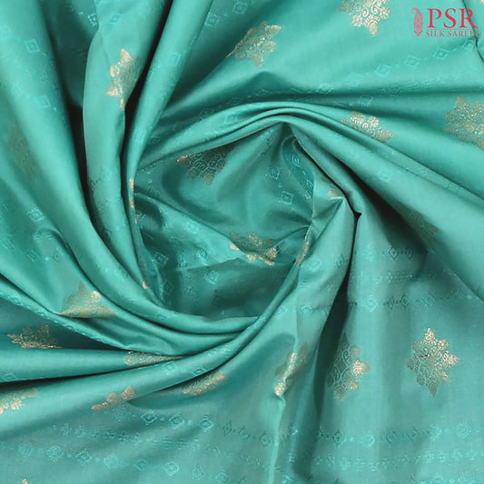 Turquoise Green Soft Art Silk Saree