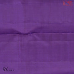 Dark Violet Kanchipuram Silk Saree
